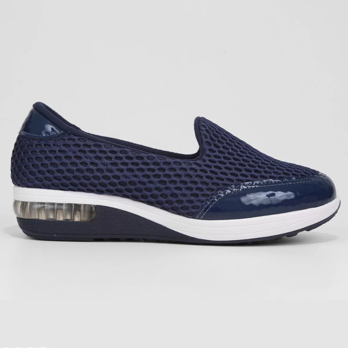 Slip On Modare Tela Sport Feminino - Azul Azul 2