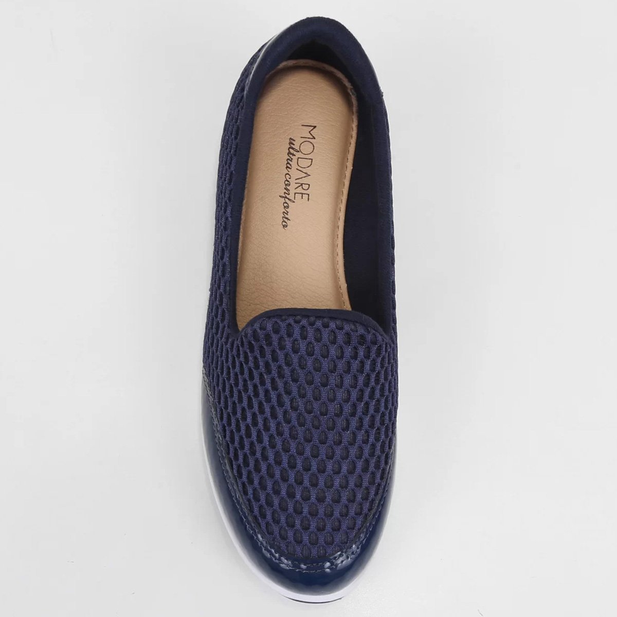 Slip On Modare Tela Sport Feminino - Azul Azul 3