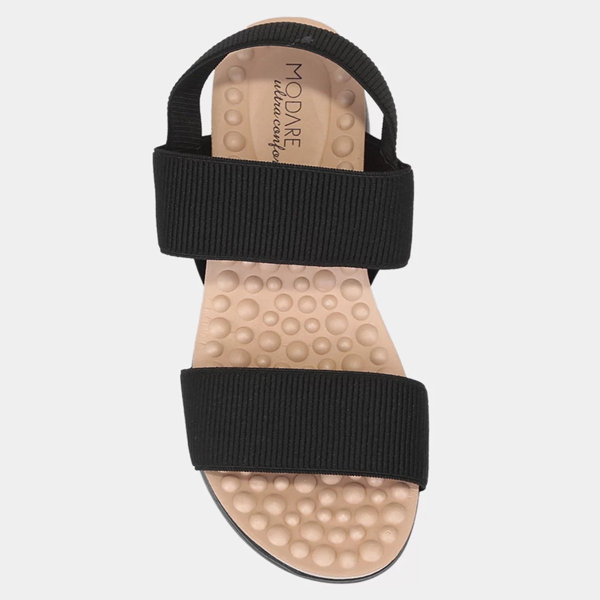 Sandália Modare Flatform Lisa Feminina - Preto Preto 3