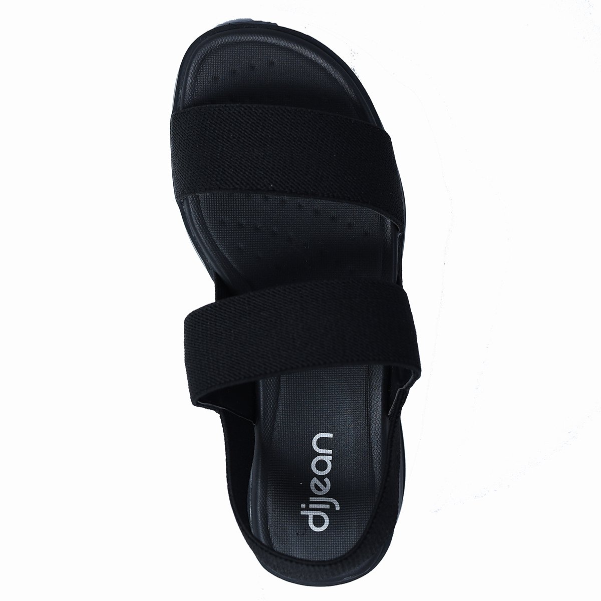 Papete Dijean Anatômica Elástico Feminina - Preto Preto 3