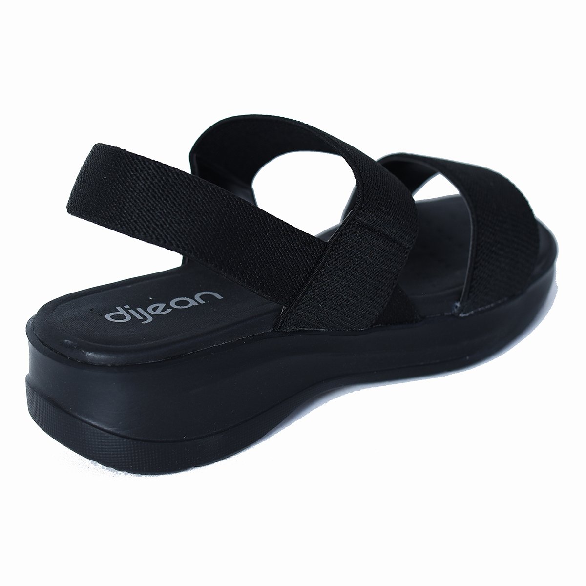 Papete Dijean Anatômica Elástico Feminina - Preto Preto 4