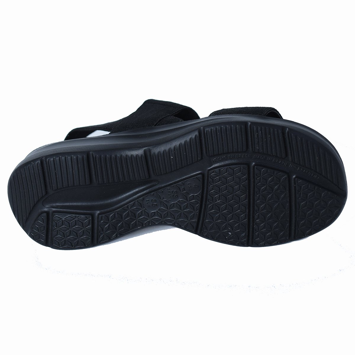 Papete Dijean Anatômica Elástico Feminina - Preto Preto 5