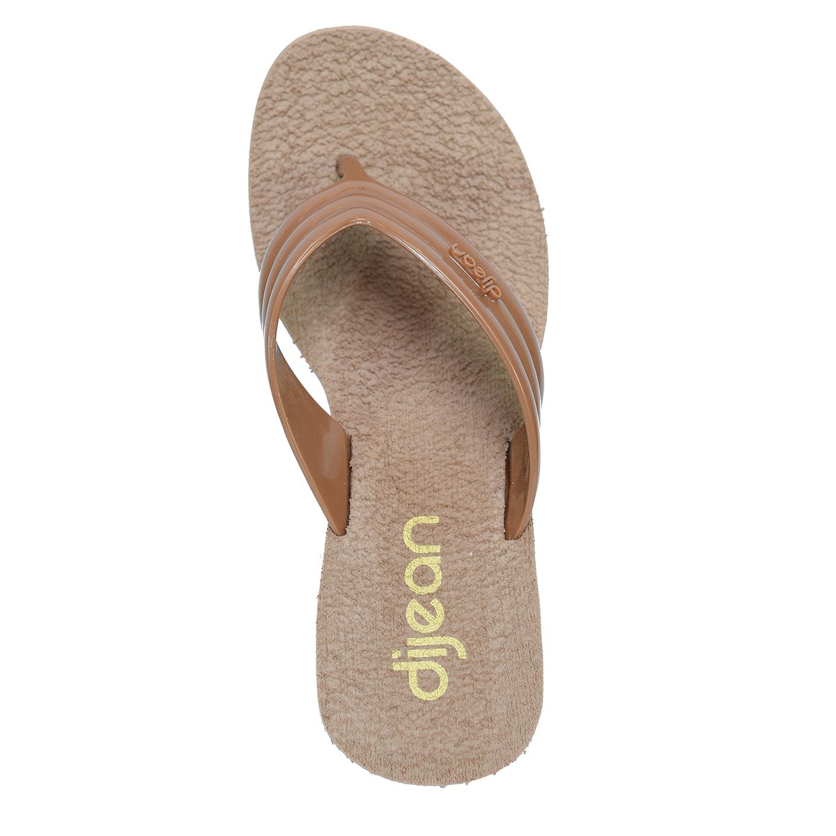 Tamanco Dijean Plataforma Tira Fina Feminino - Marrom Marrom 3