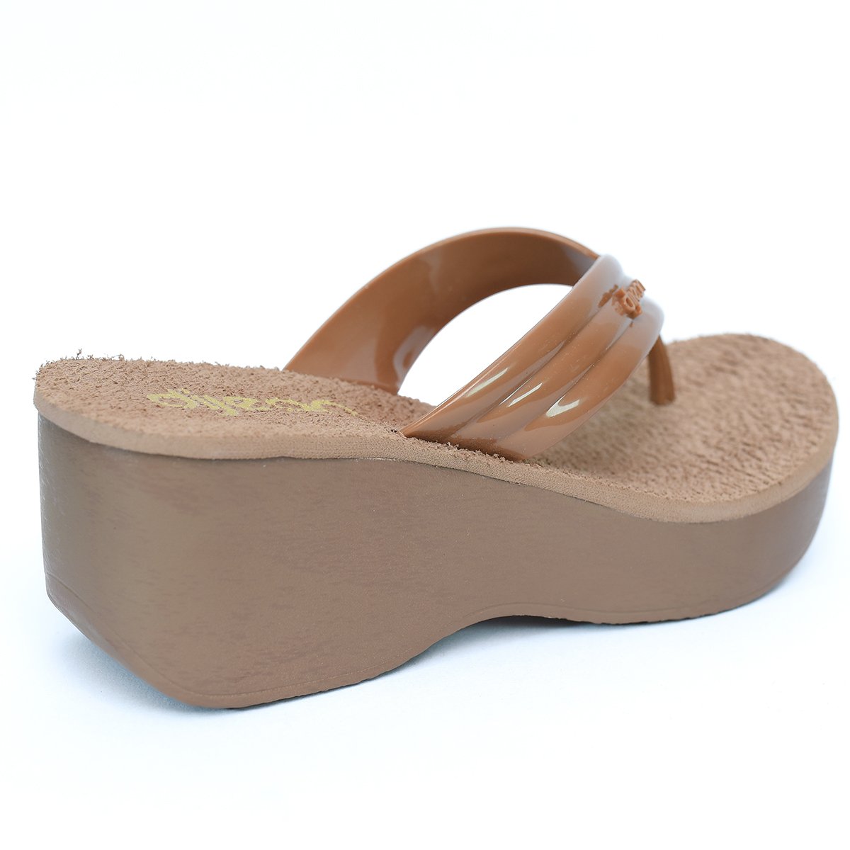 Tamanco Dijean Plataforma Tira Fina Feminino - Marrom Marrom 4