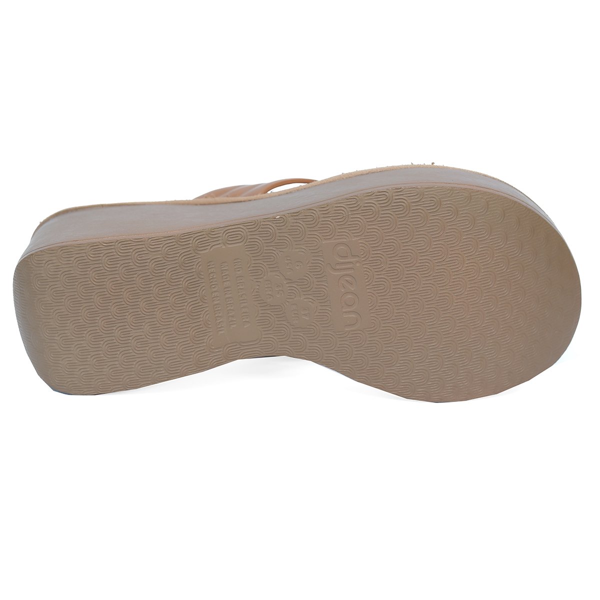 Tamanco Dijean Plataforma Tira Fina Feminino - Marrom Marrom 5