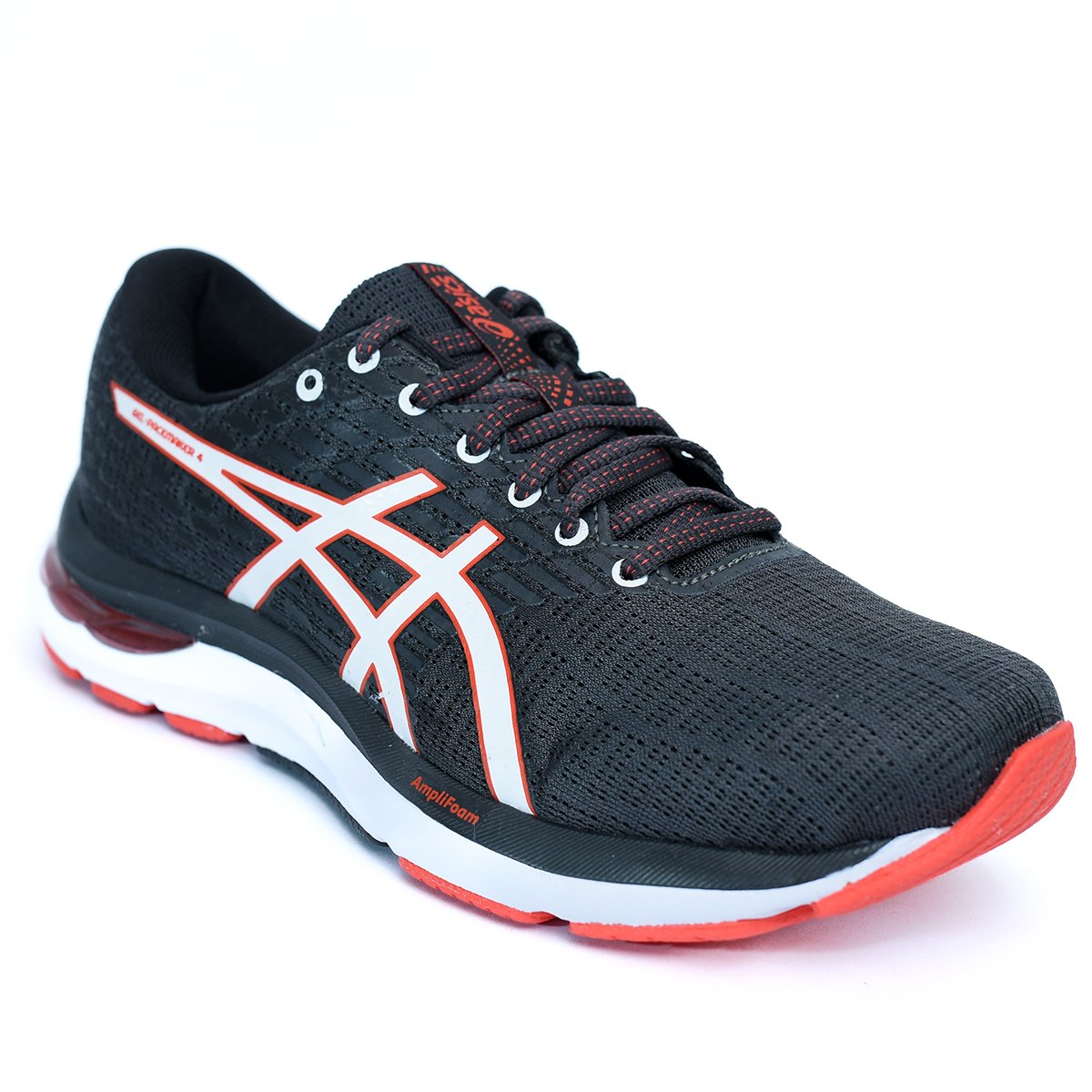 Tênis Asics Gel-Pacemaker 4 Masculino - Grafite e Vermelho Cinza 1