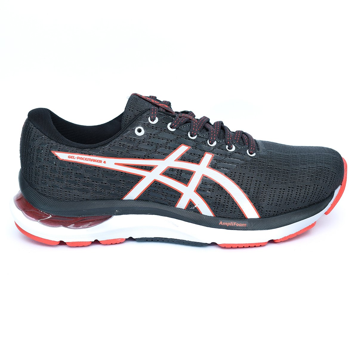 Tênis Asics Gel-Pacemaker 4 Masculino - Grafite e Vermelho Cinza 2