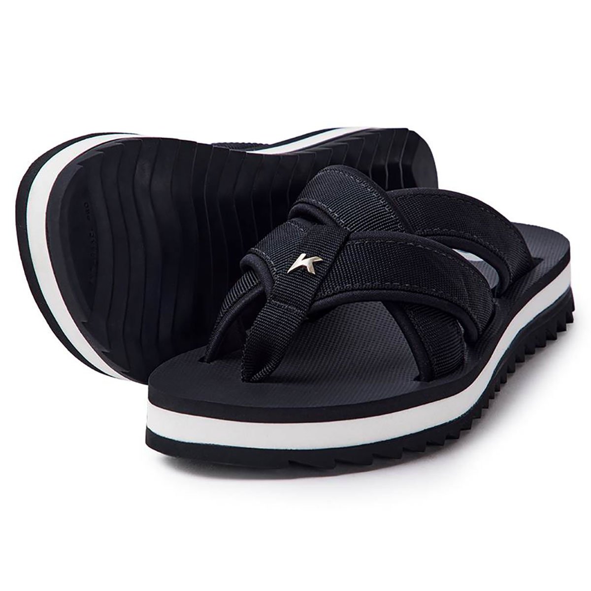 Chinelo Kenner Kyra Spider Pro Feminino - Preto Preto 1