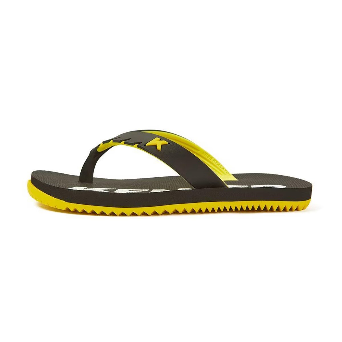 Chinelo Infantil Kenner Red Kids - Preto e Amarelo Preto 3