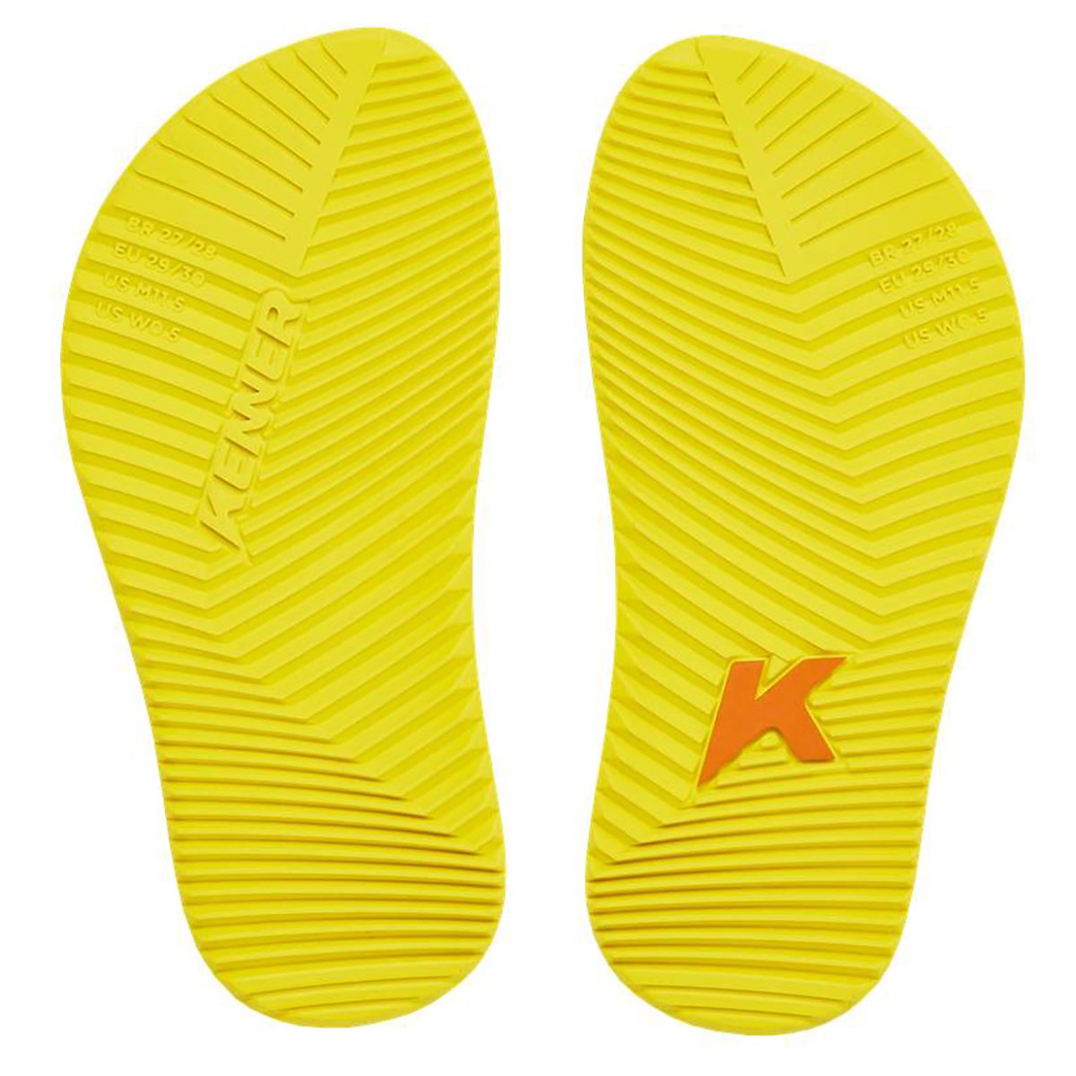Chinelo Infantil Kenner Red Kids - Preto e Amarelo Preto 5