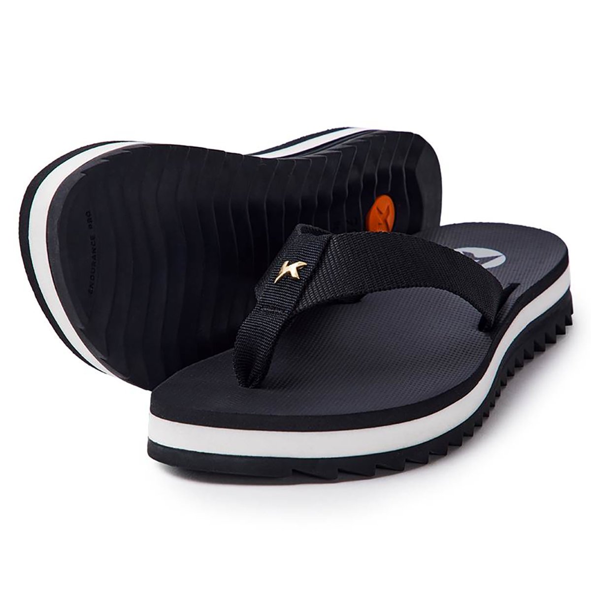 Chinelo Kenner Kyra Essence Pro Flatform Feminino - Preto Preto 1