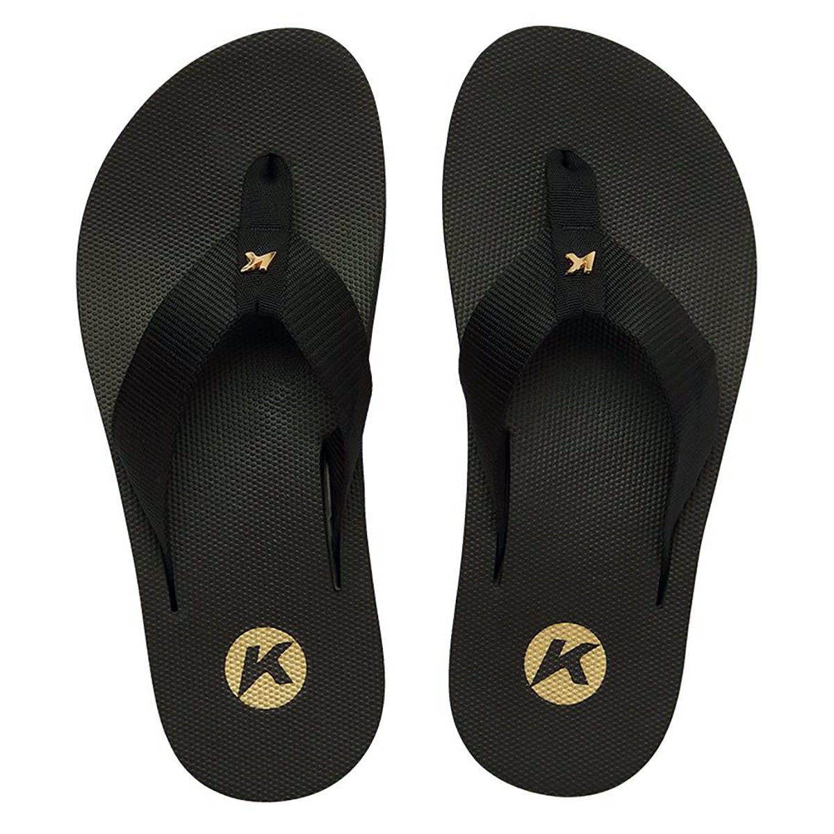 Chinelo Kenner Kyra Essence Pro Flatform Feminino - Preto Preto 2