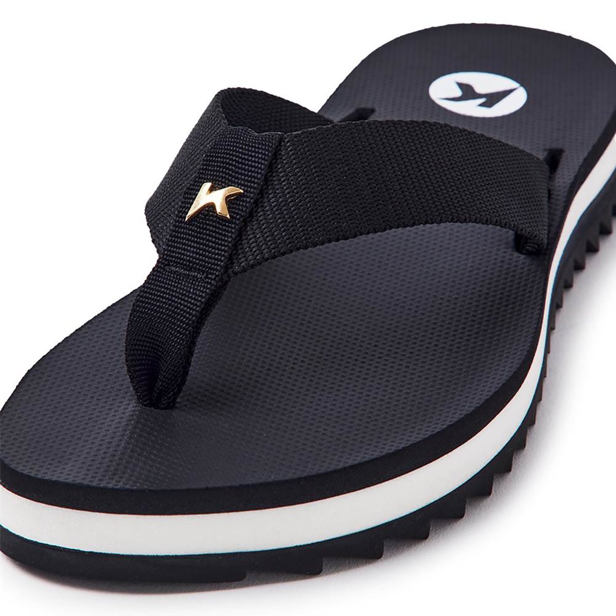 Chinelo Kenner Kyra Essence Pro Flatform Feminino - Preto Preto 4