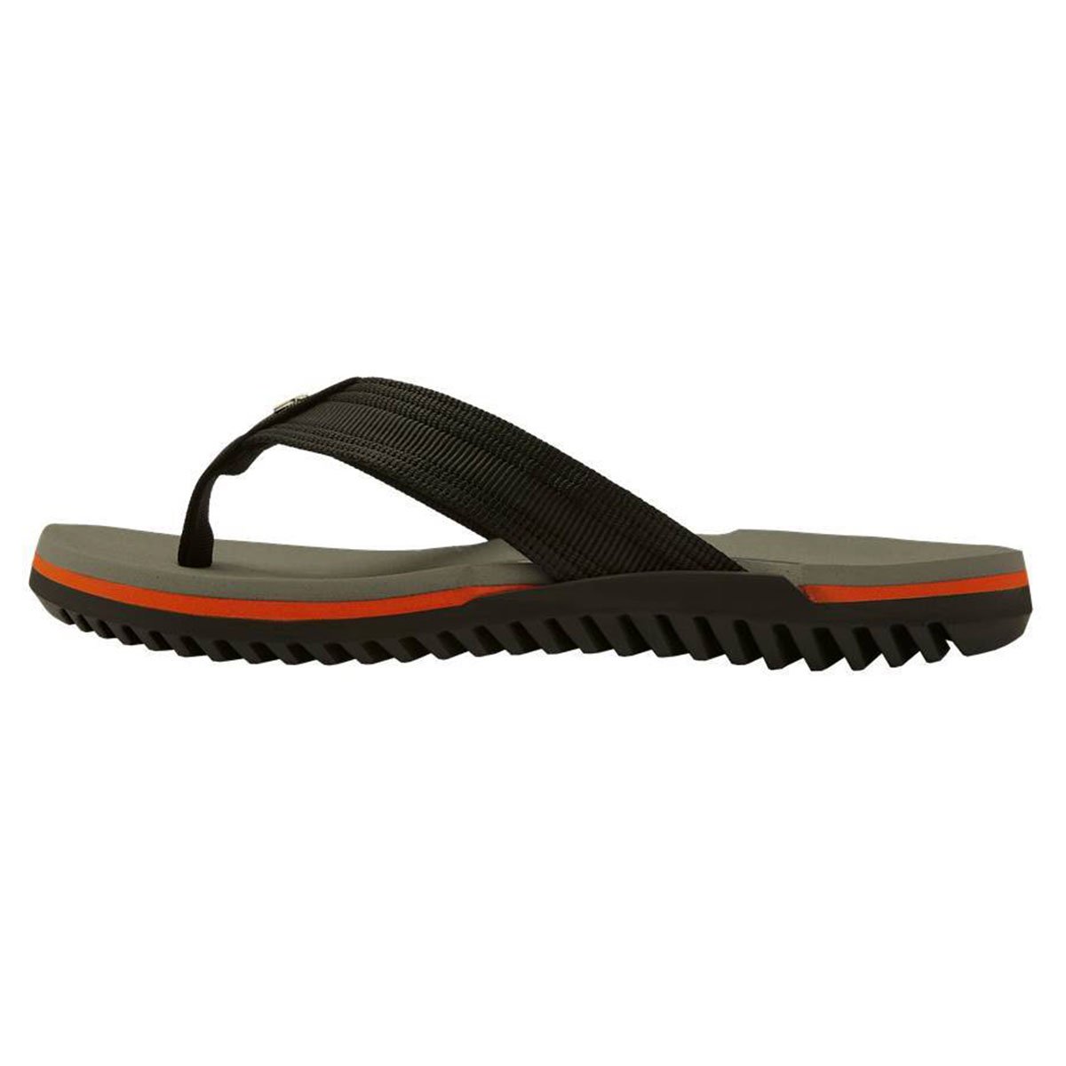 Chinelo Kenner Nk6 Pro Masculino - Grafite e Laranja Cinza 4