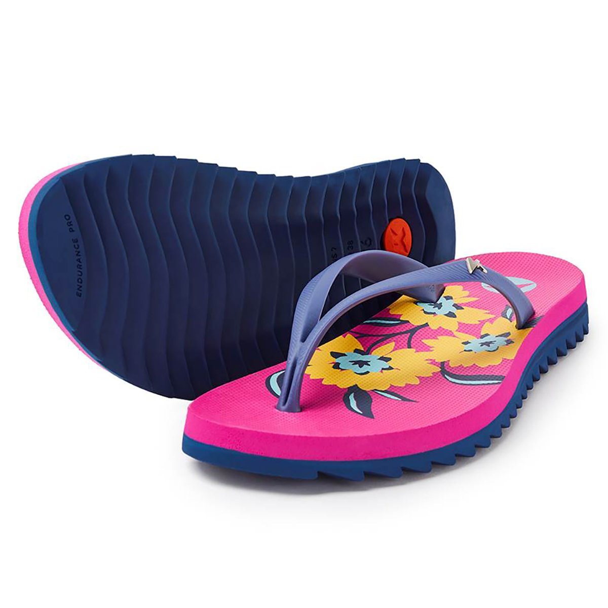 Chinelo Kenner Ibiza Pro Bloom Flatform - Roxo e Rosa Roxo 1