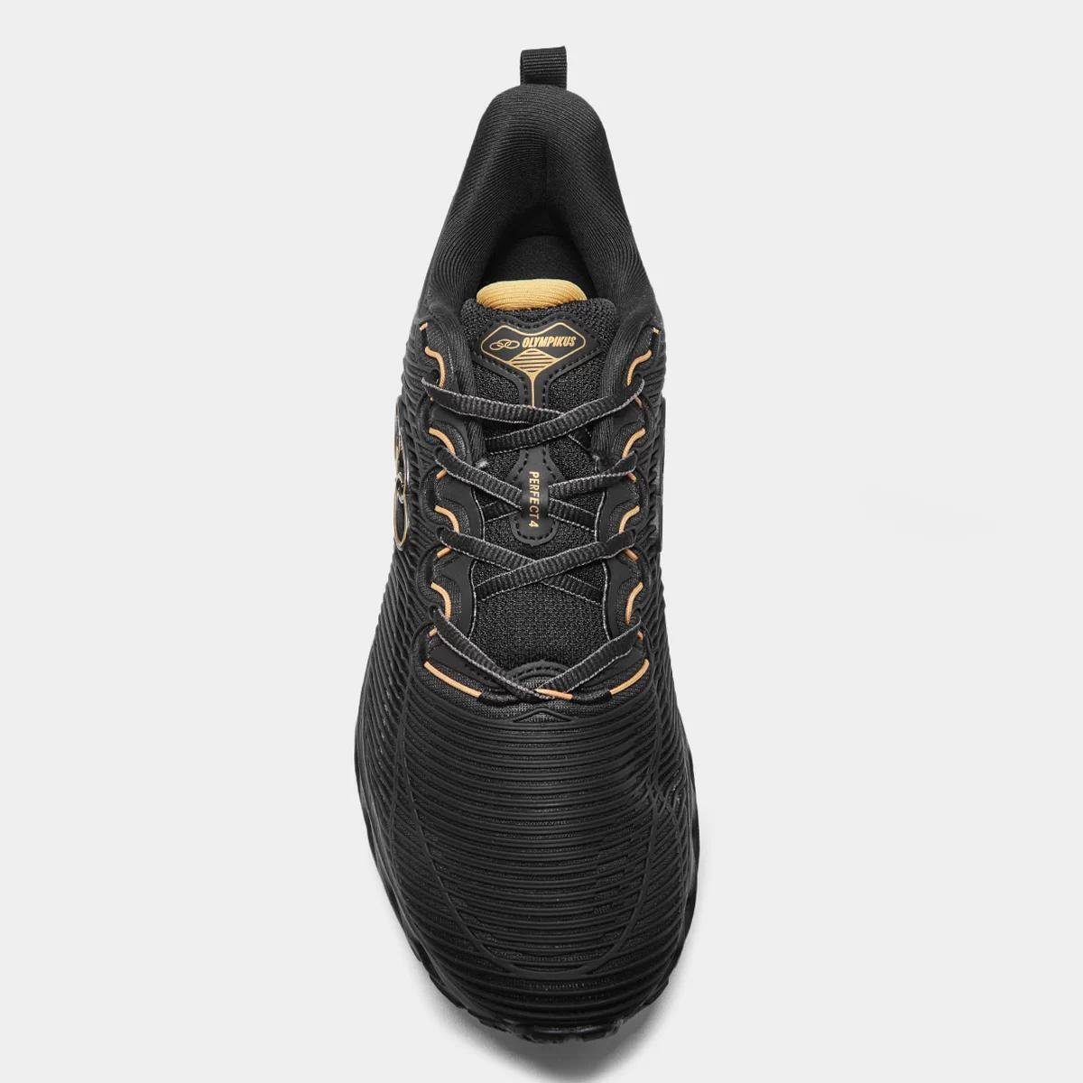 Tênis Olympikus Perfect 4 Masculino - Preto e Dourado Preto 3