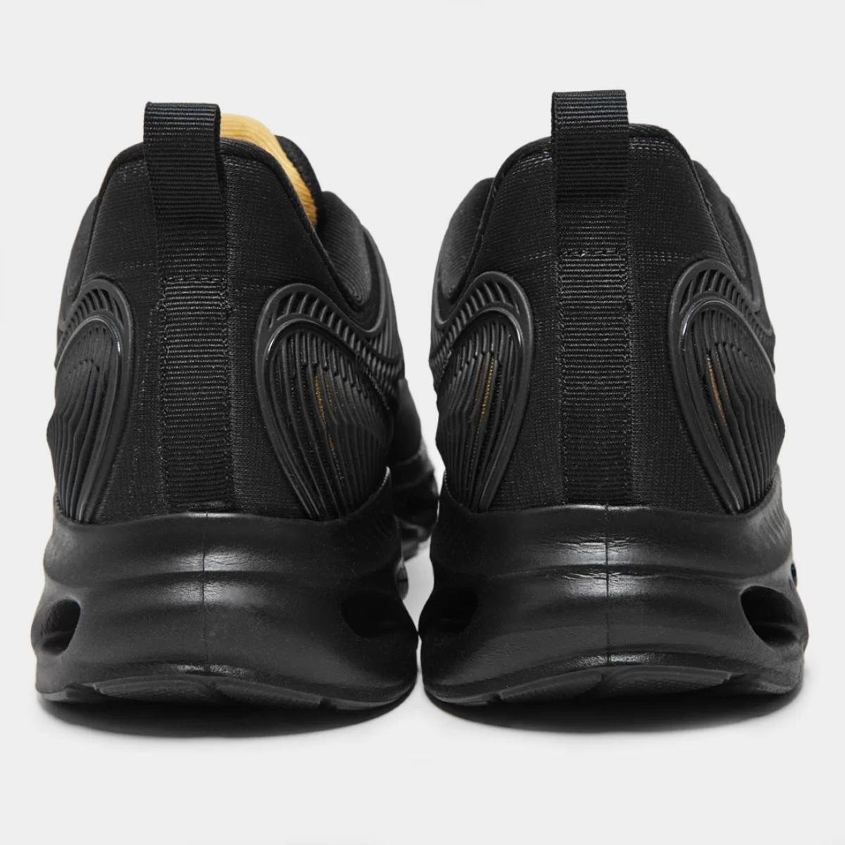 Tênis Olympikus Perfect 4 Masculino - Preto e Dourado Preto 4