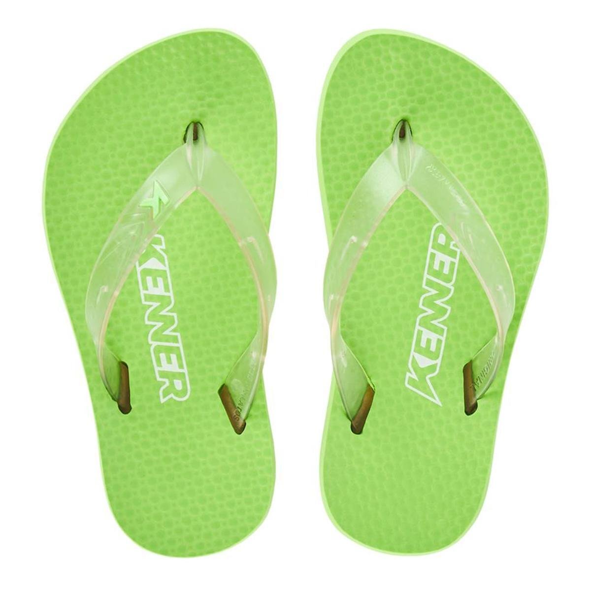 Chinelo Infantil Kenner New Summer Kids - Verde Verde 2