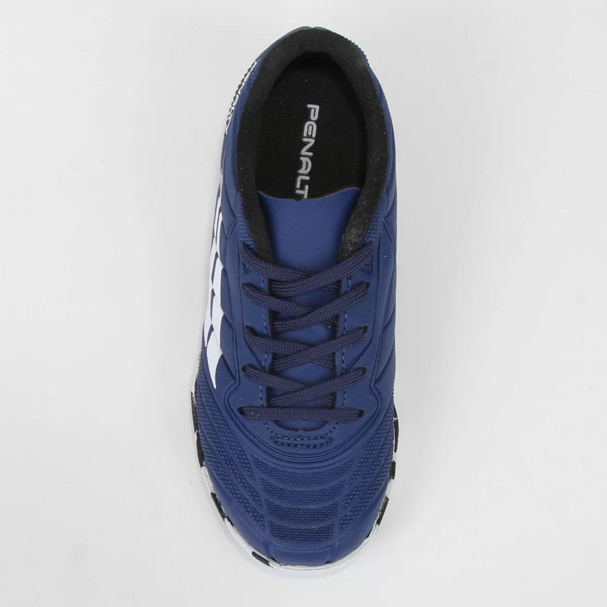 Chuteira Futsal Infantil Penalty Matis XXI - Marinho e Preto Azul 3