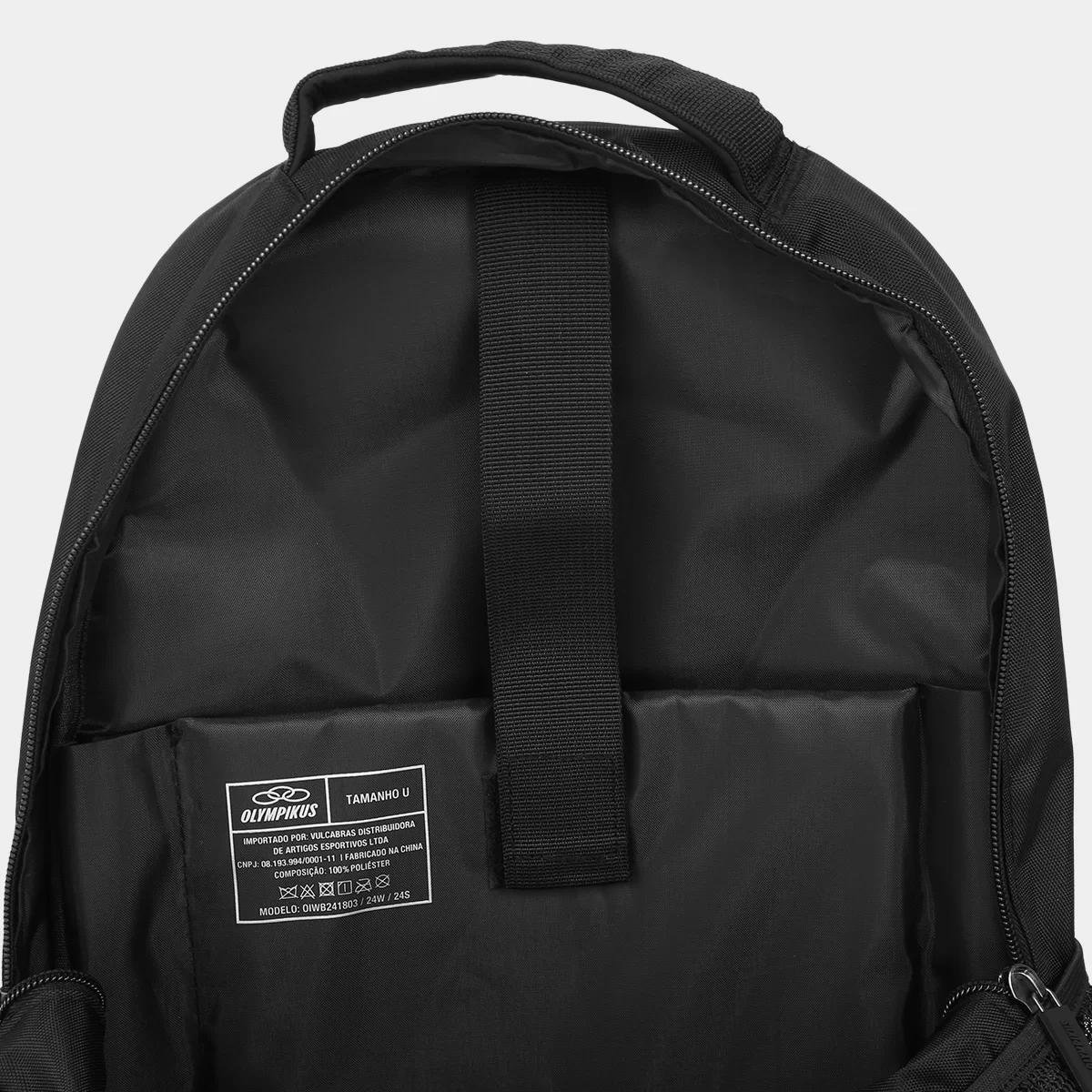 Mochila Olympikus Prime - Preto Preto 5