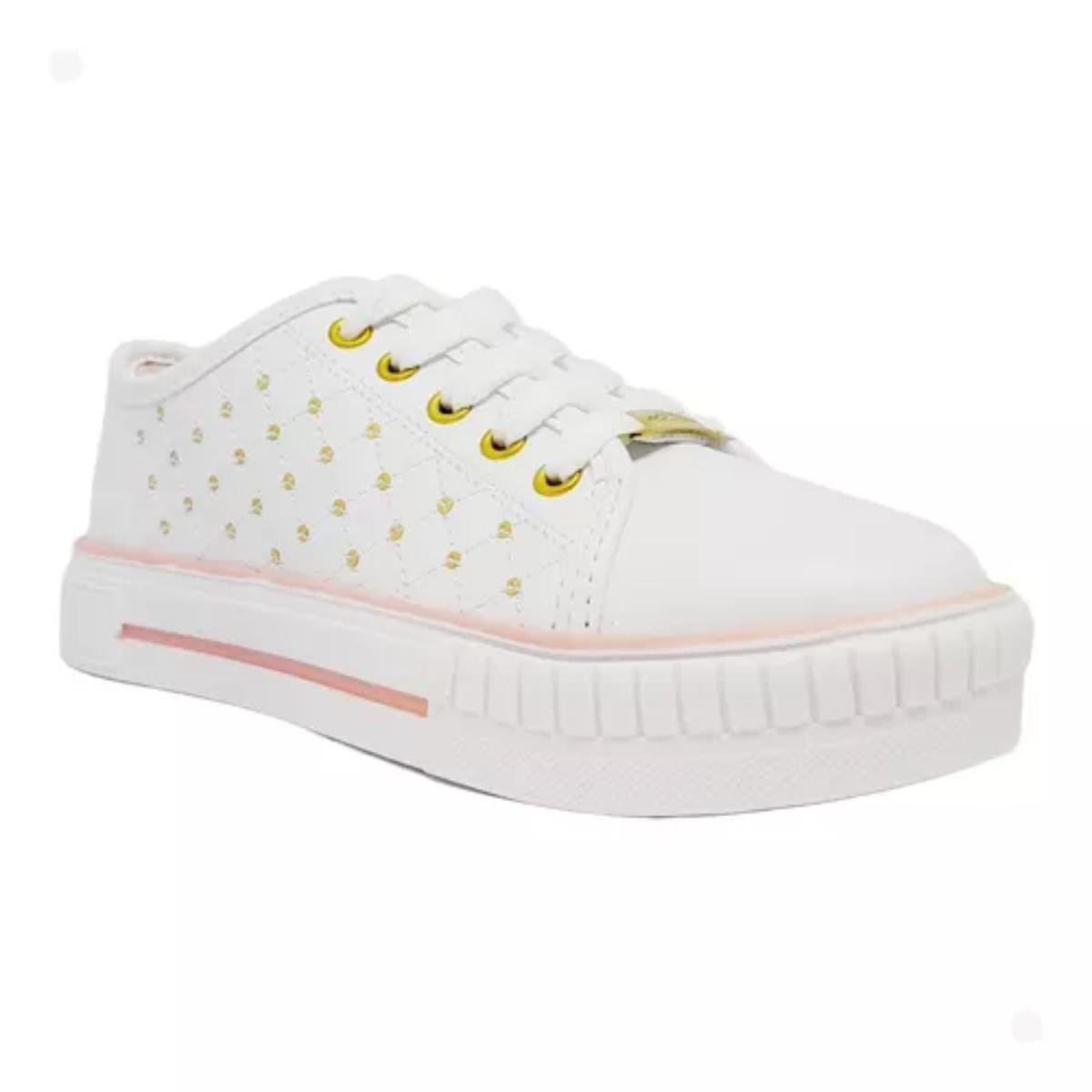 Tênis Infantil Molekinha Turim Menina - Branco Branco 1