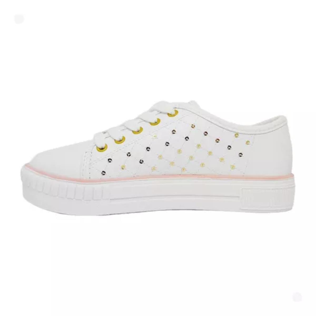 Tênis Infantil Molekinha Turim Menina - Branco Branco 4
