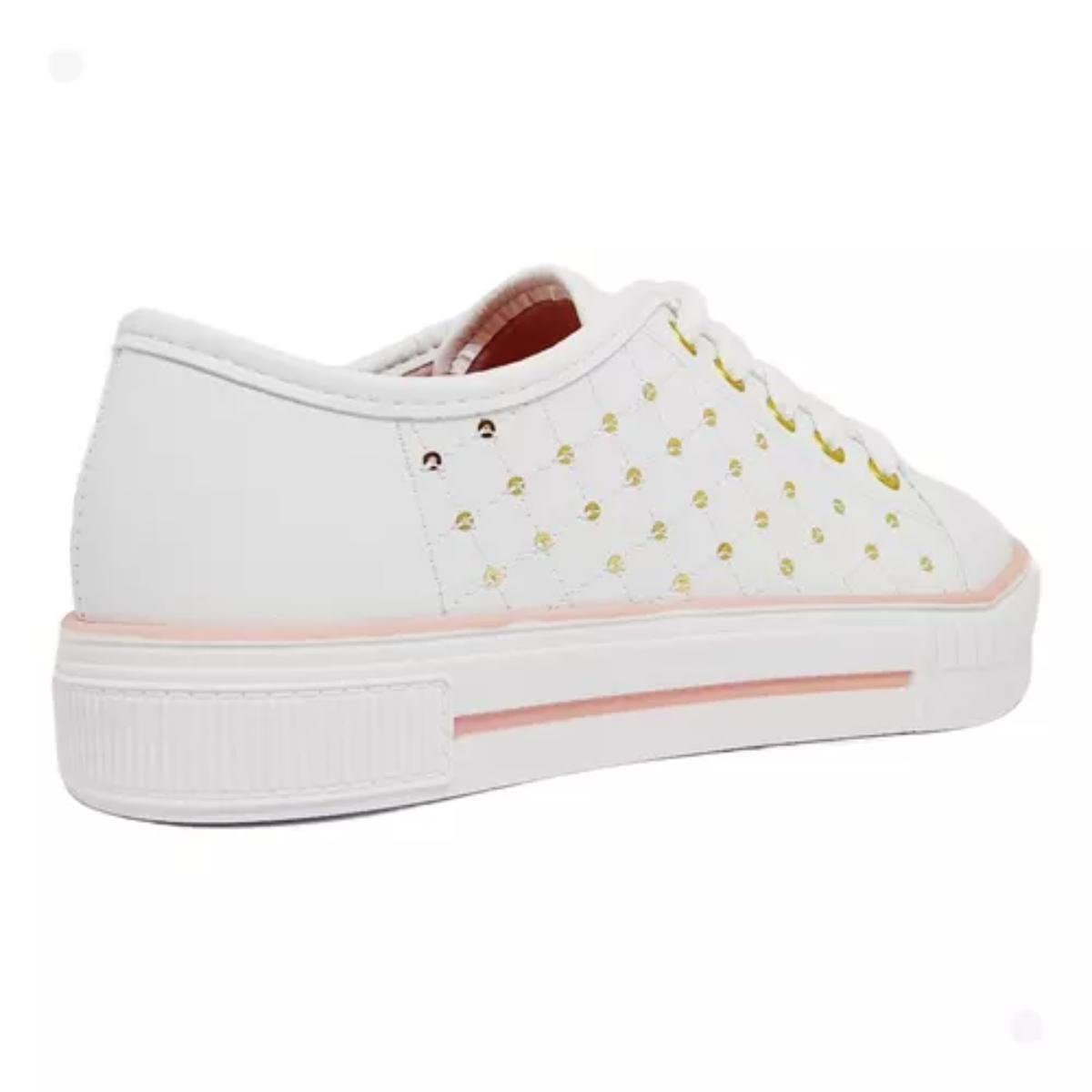 Tênis Infantil Molekinha Turim Menina - Branco Branco 5