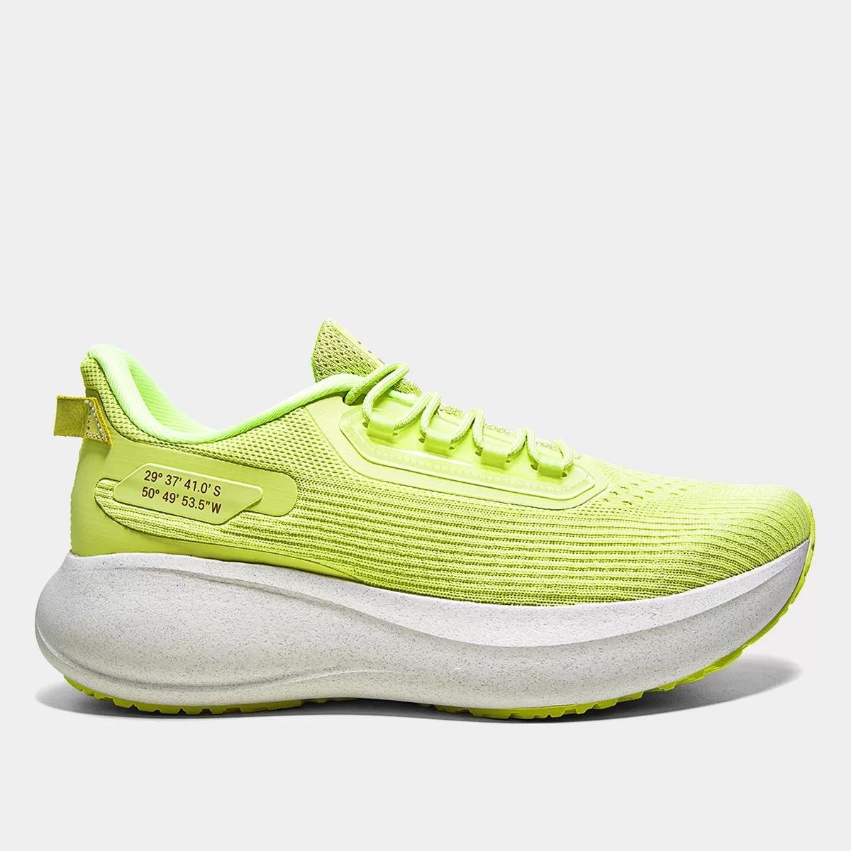 Tênis Olympikus Hybrid Feminino - Verde Limão Amarelo 1