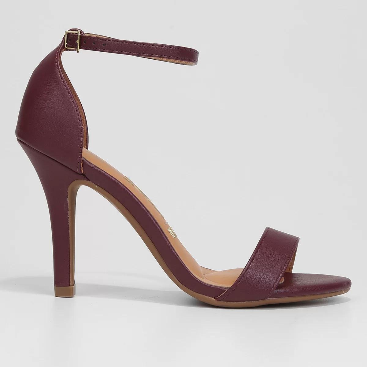 Sapato Vizzano Tiras Sandalia Vizzano Marsala Sandalia Vinho