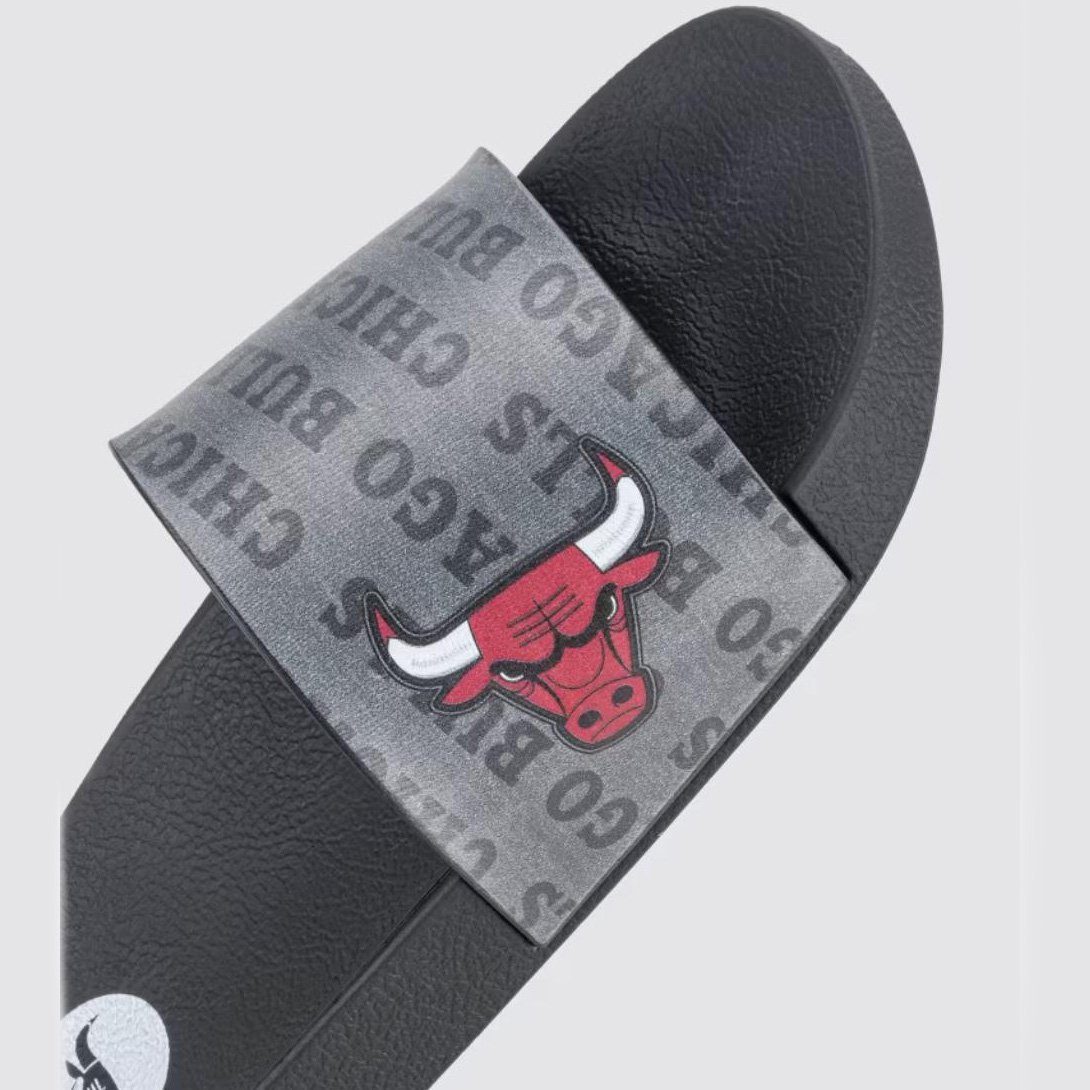 Chinelo Infantil Rider Slide Full 86 NBA - Preto e Vermelho Preto 4