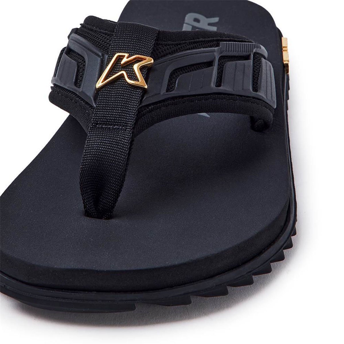 Sandália Kenner Kivah Full Force Masculina - Preto Preto 4