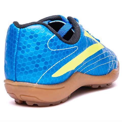 Chuteira Infantil Society Molekinho - Azul e Amarelo Azul 4