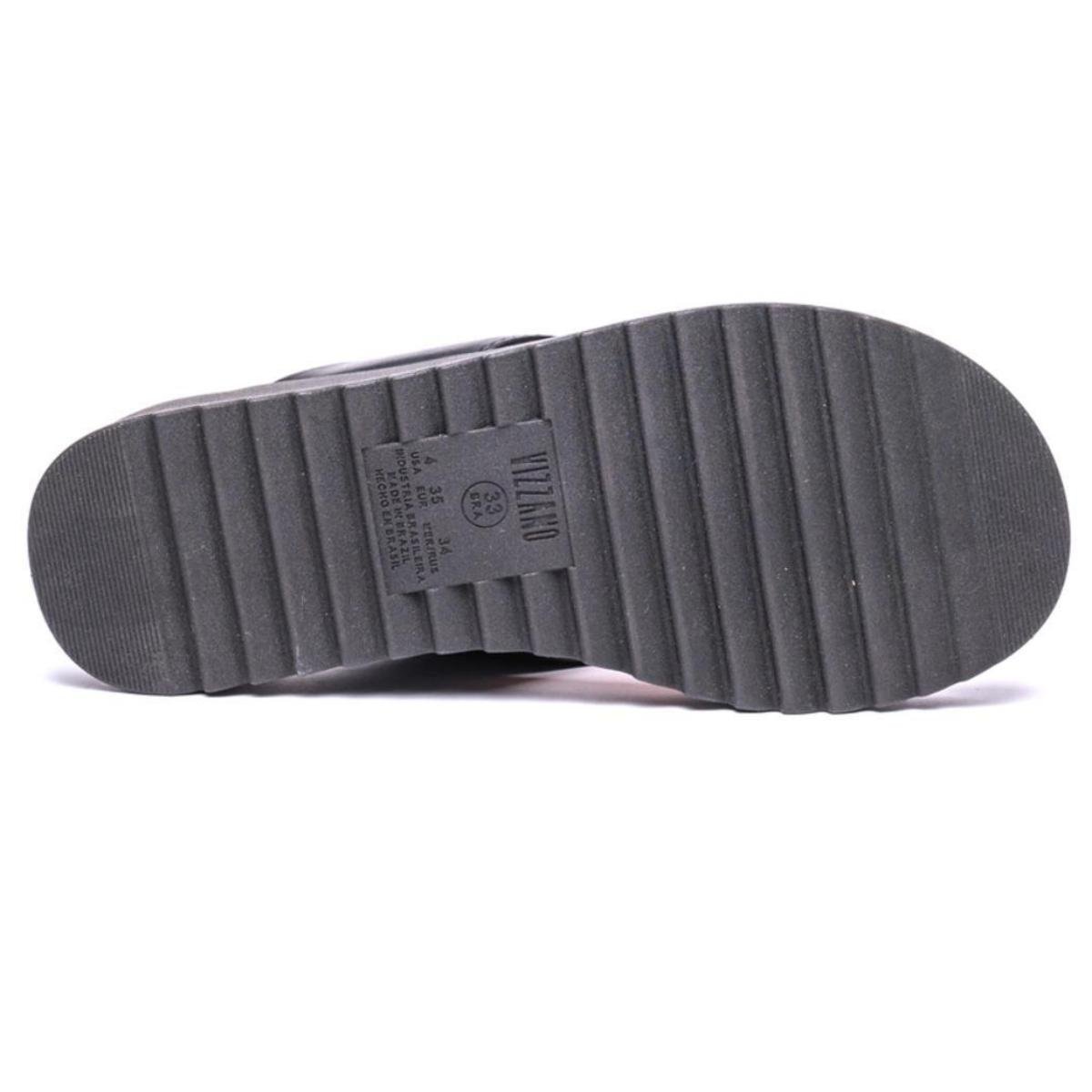 Tamanco Vizzano Flat Feminino - Preto Preto 5