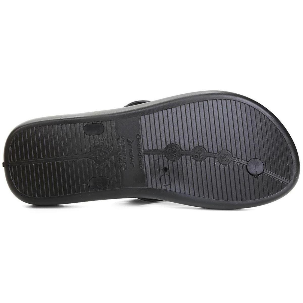 Chinelo Infantil Rider Street Básico - Preto Preto 3