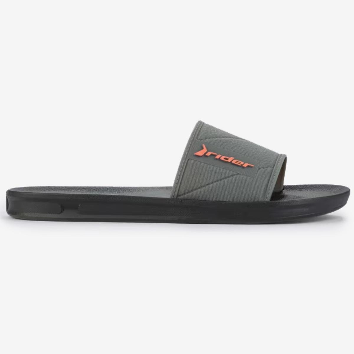 Chinelo Rider Slide Street Masculino - Preto e Cinza Preto/Cinza 3