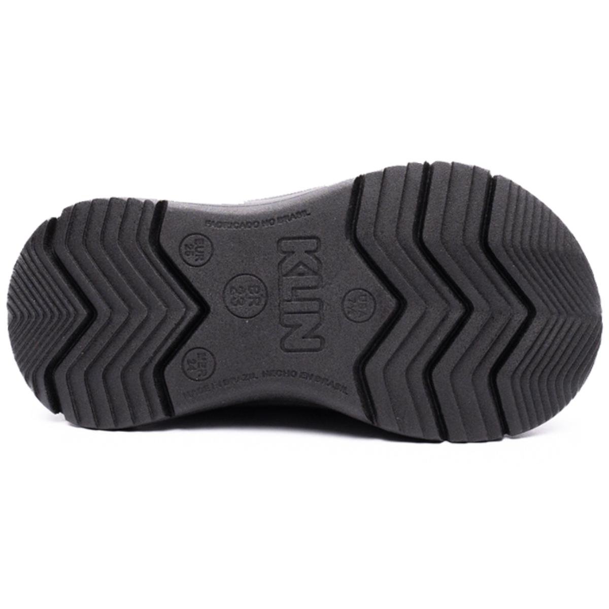 Tênis Infantil Klin New Sport Menina - Preto e Rosa Preto/Rosa 5