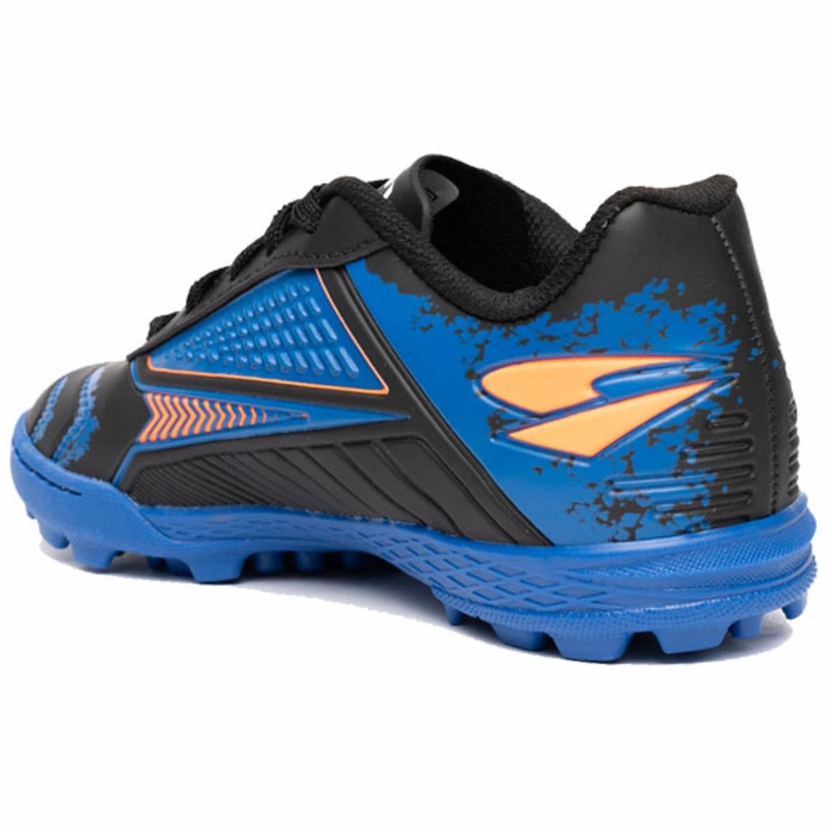 Chuteira Infantil Society Dray 333 Menino - Preto e Azul Preto/Azul 4