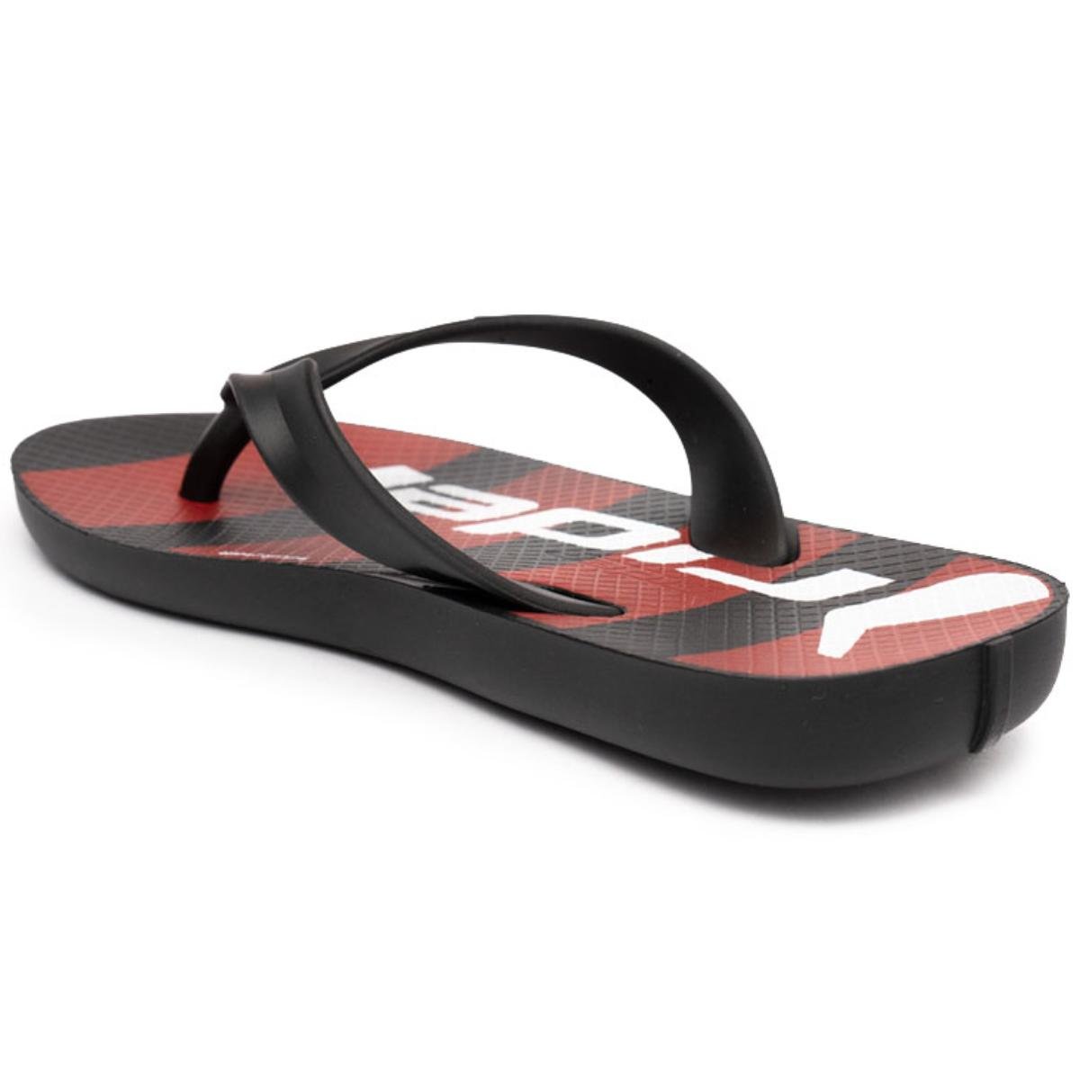 Chinelo Infantil Rider Feel Urban - Preto e Vermelho Preto/Vermelho 4