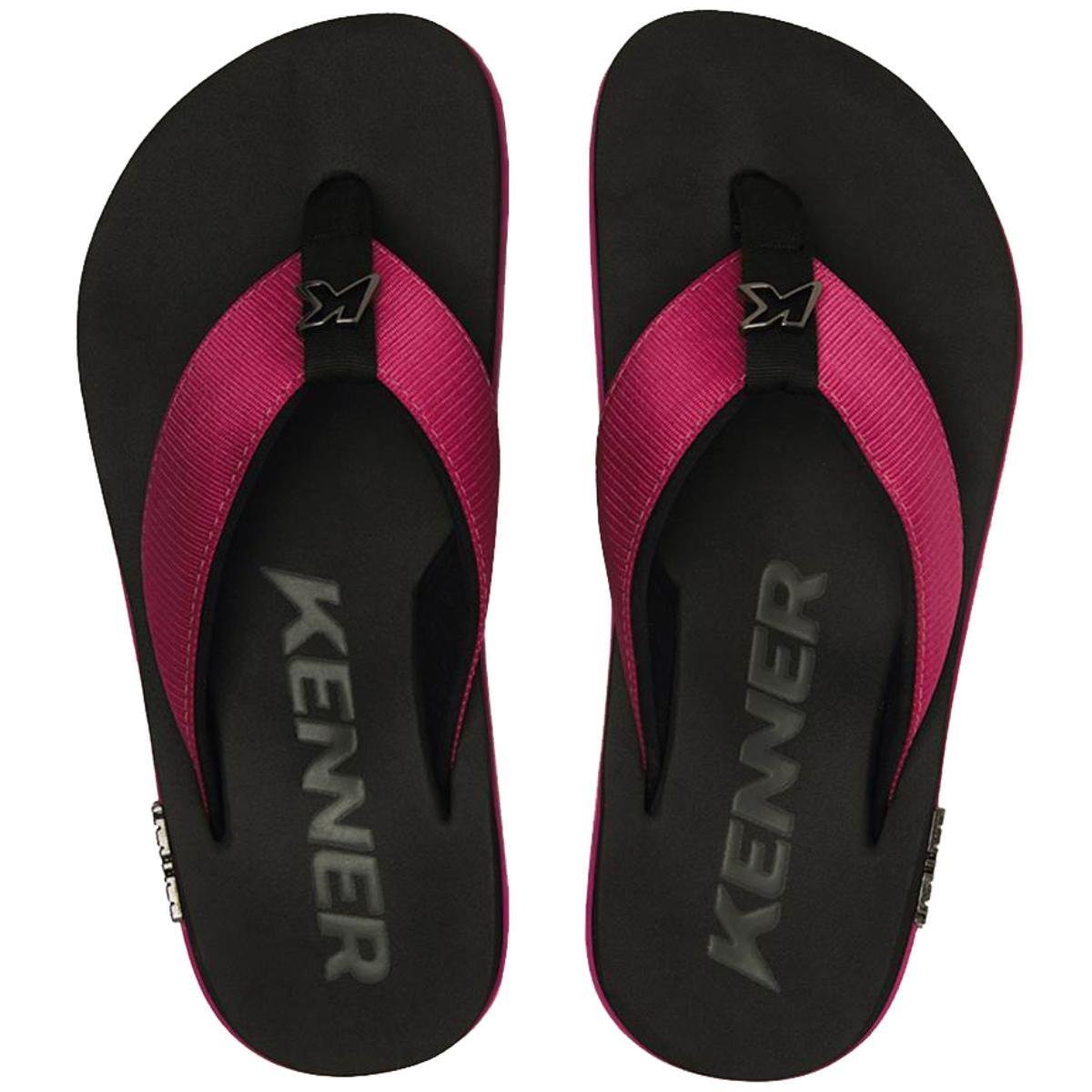 Sandália Kenner Kivah Masculina - Preto e Rosa Preto/Rosa 3