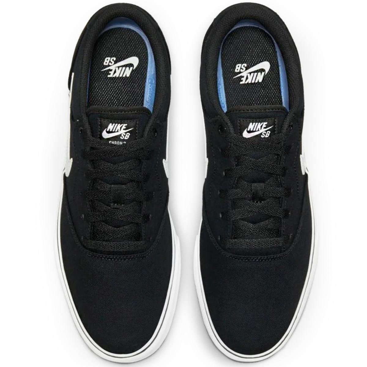 Tênis Nike SB Chron 2 Canvas Unissex - Preto Preto 3