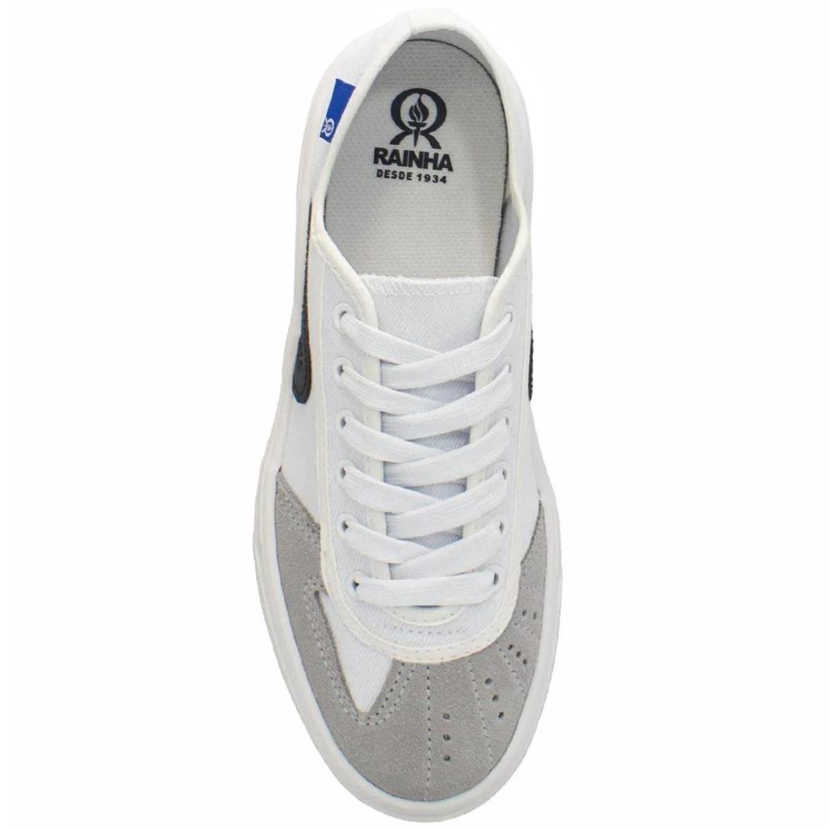 Tênis Rainha Unissex VL 2500 Confort - Branco e Preto Branco/Preto 3