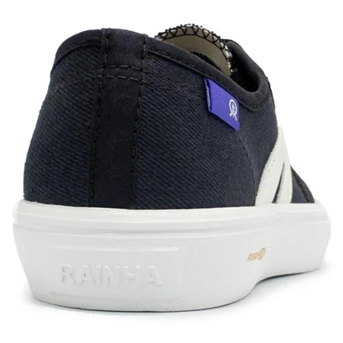 Tênis Rainha Unissex VL 2500 Confort - Preto e Branco Preto/Branco 4