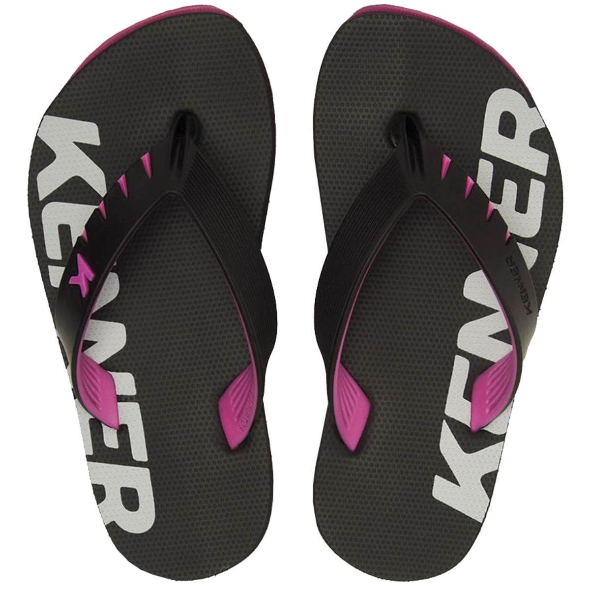 Chinelo Infantil Kenner Red Kids - Preto e Rosa Preto/Rosa 2
