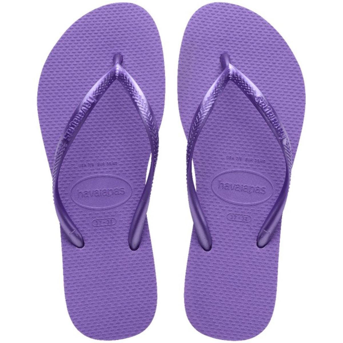 Chinelo Havaianas Slim Tradicional Feminino - Roxo Roxo 1