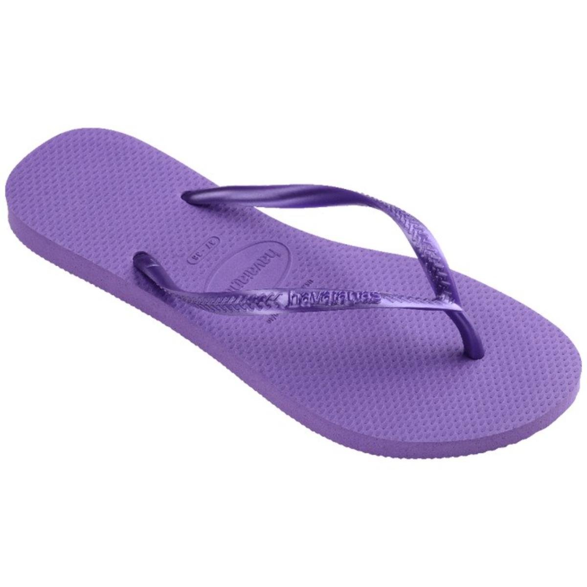 Chinelo Havaianas Slim Tradicional Feminino - Roxo Roxo 2