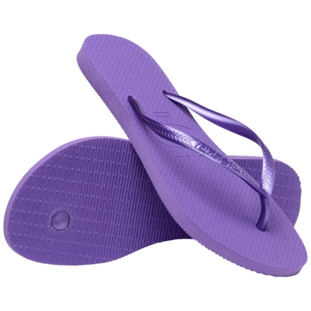 Chinelo Havaianas Slim Tradicional Feminino - Roxo Roxo 4
