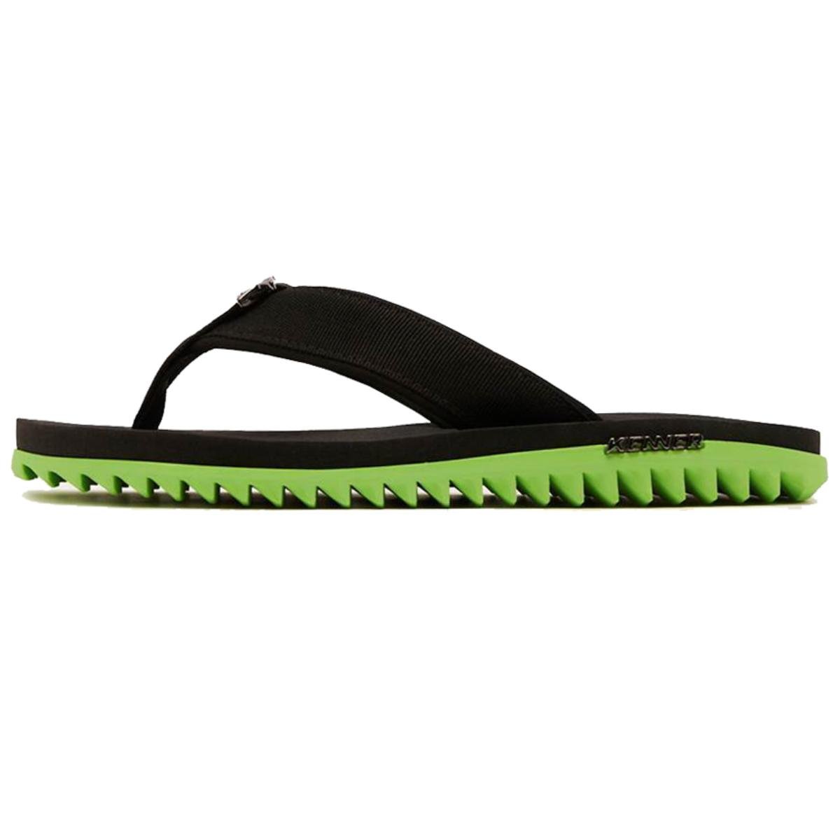 Sandália Kenner Kivah Cushy Masculina - Preto e Verde Preto/Verde 3