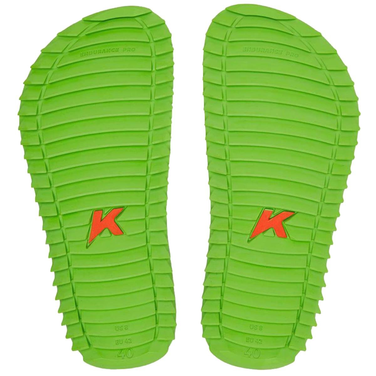 Sandália Kenner Kivah Cushy Masculina - Preto e Verde Preto/Verde 5