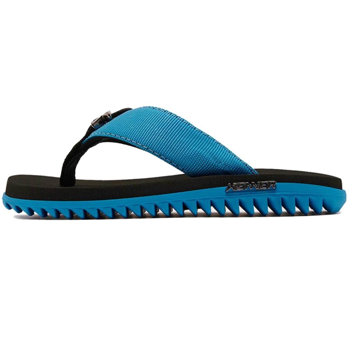 Chinelo Infantil Kenner Kivah Kids TKS - Preto e Azul Preto/Azul 3