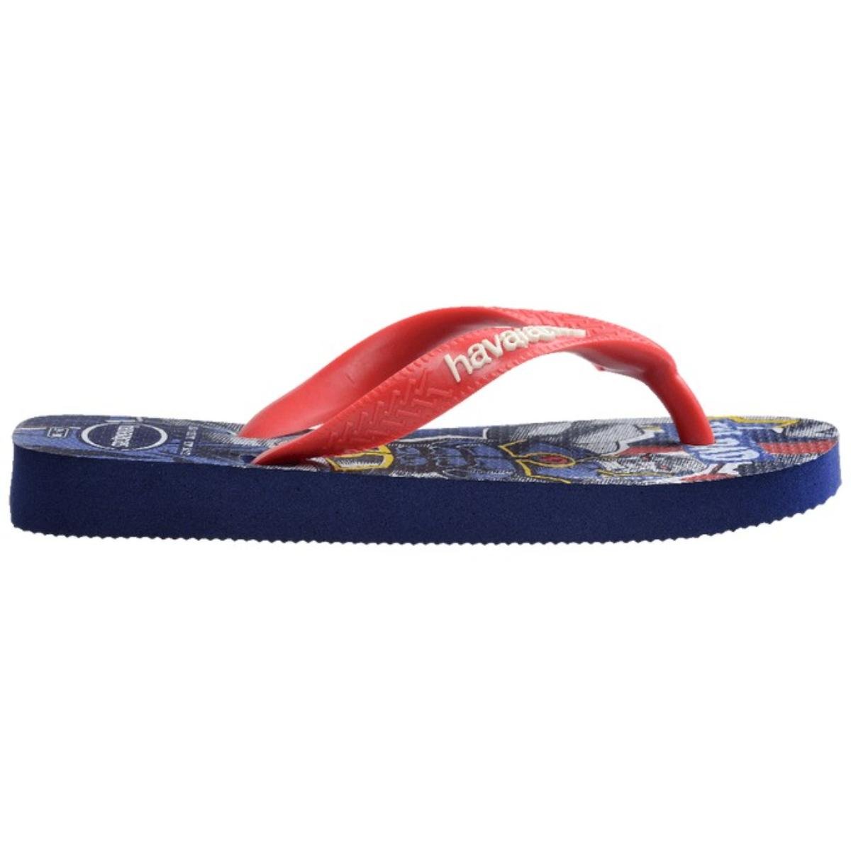 Sandália Infantil Havaianas Kids Heróis DC - Azul e Vermelho Azul/Vermelho 3